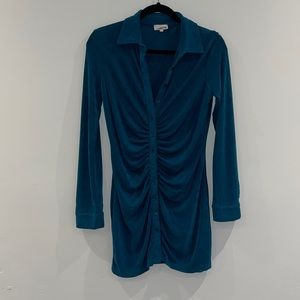 SALE-$19-theNow- long sleeve shirt dress
